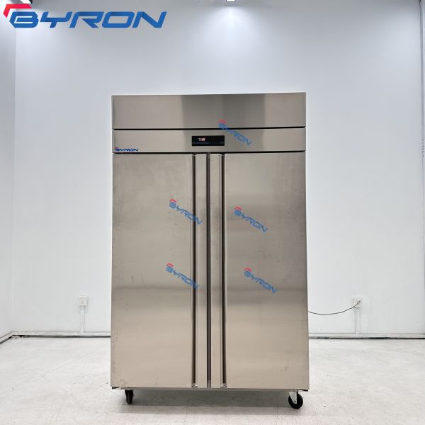 Business Food Glass Door Display Freezer Upright Display Freezer Customized Logo
