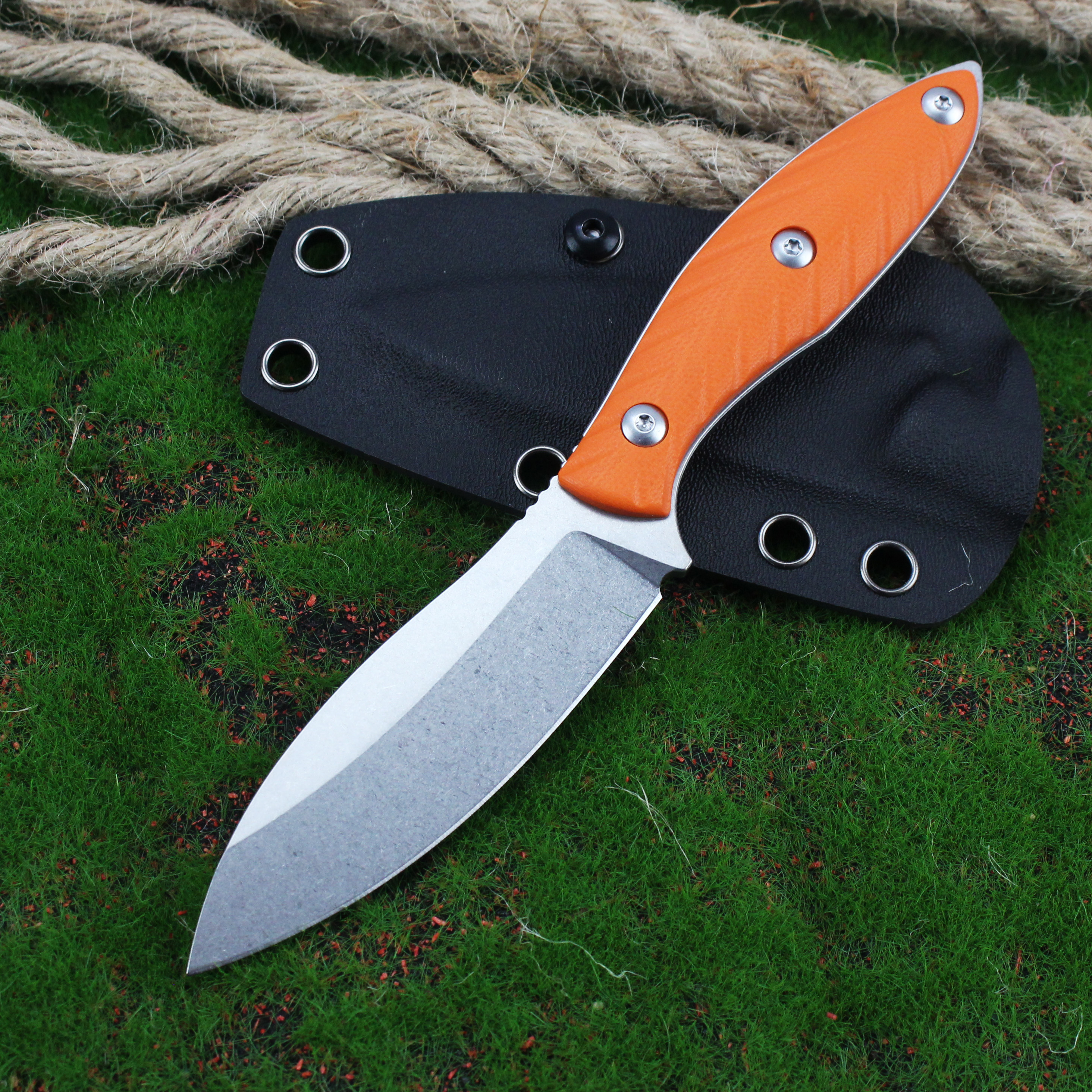 GT0196 Fixed Blade Knife Hunting Knives G10 Handle14C28N Blade Tactical Knives Tunafire
