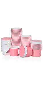 9-Oz Disposable Dessert Bowls For Hot Or Cold Food, 9-Ounce Party Supplies Treat Cups For Sundae, Frozen Yogurt