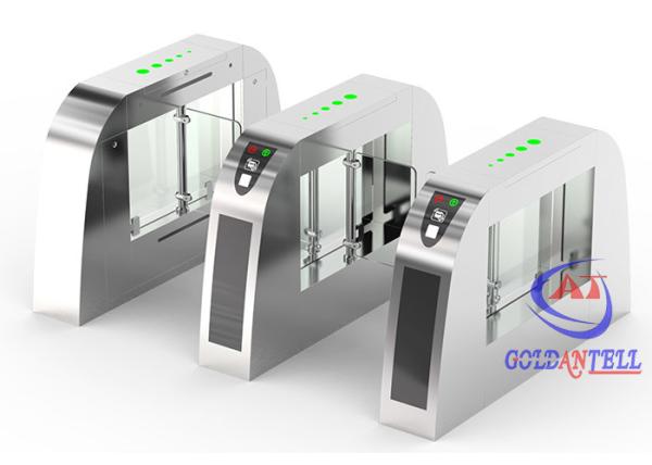 Standard Silver Swing Barrier Gate Ticketing System 600mm Arm Length