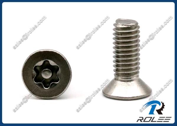 304/316/18-8  Stainless Steel Flat Head Pin-in Torx Tamper Proof Screws