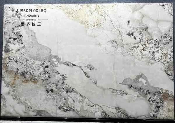 AAA Grade 900x1800mm Polished Glazed Porcelain Tile Light Yellow