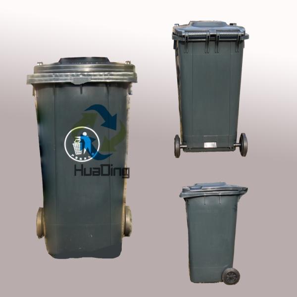Best Selling 120L garbage bin waste residential use 2 Wheels Plastic waste bin for garden wastebin