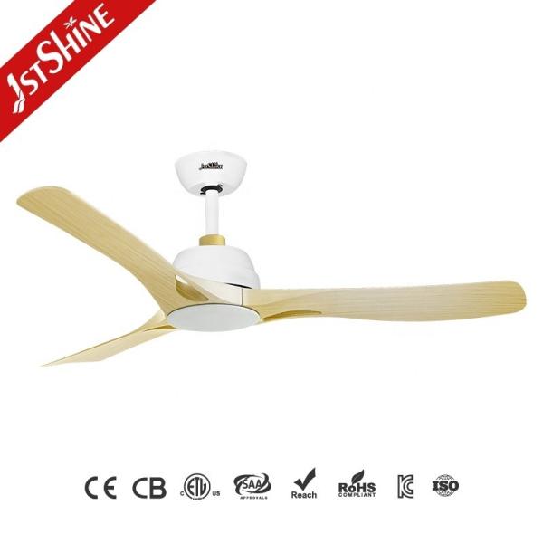 1stshine Reversível Motor LED ventilador de teto com ABS Metal material corpo da lâmpada e 3 lâminas