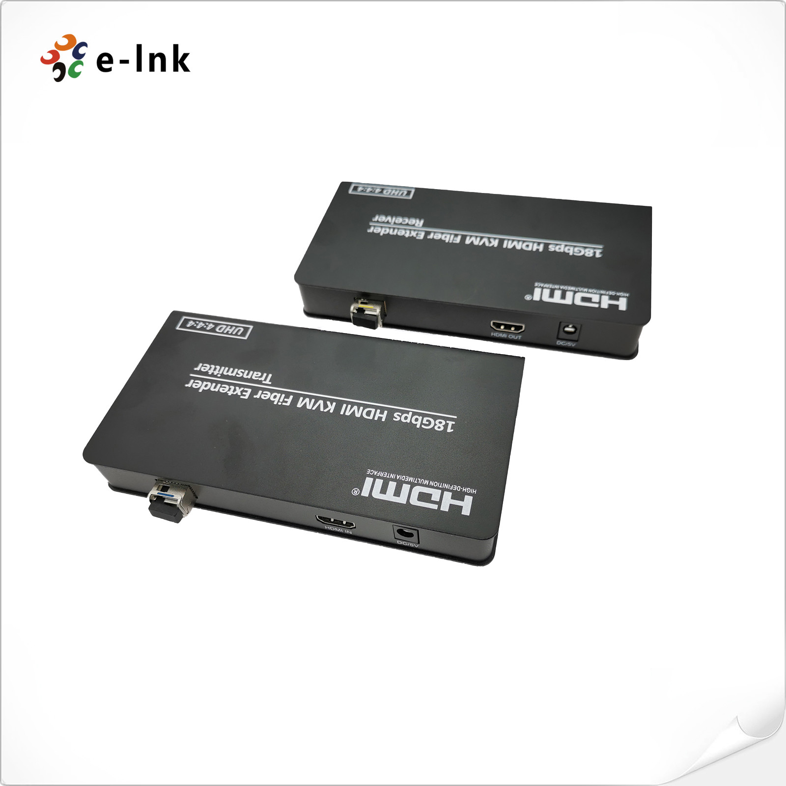 4K HDMI 2.0 KVM USB через волоконно-оптический расширитель