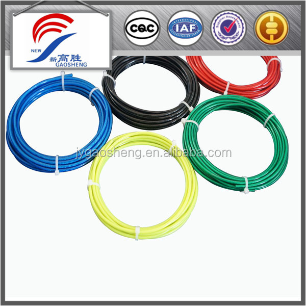 galvanized PVC Coated Wire Rope For Aquaculture 1570-1960MPA Tensile Strength