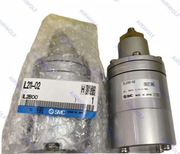 SMC 1/4  Aluminum Alloy Diaphragm Type Single Doube Acting 3 Port Lock-up Valve IL201-02	IL220-02 IL211-02B IL201-N02 IL220-N02 IL211-F02 IL211-N02B IL211-F02B