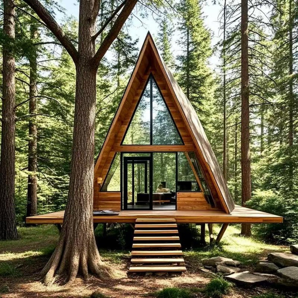 Factory Directly Sell Lightweight Steel Structure Triangle Frame Prefabricated