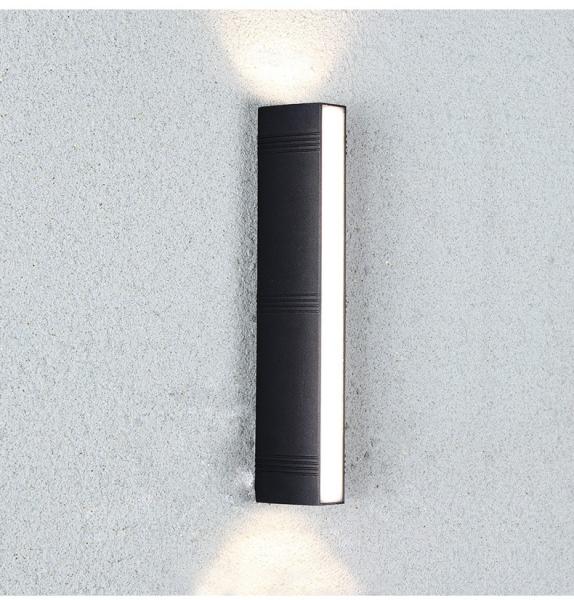 External wall lamps waterproof garden light staircase wall lamp surface three sides luminous wall light