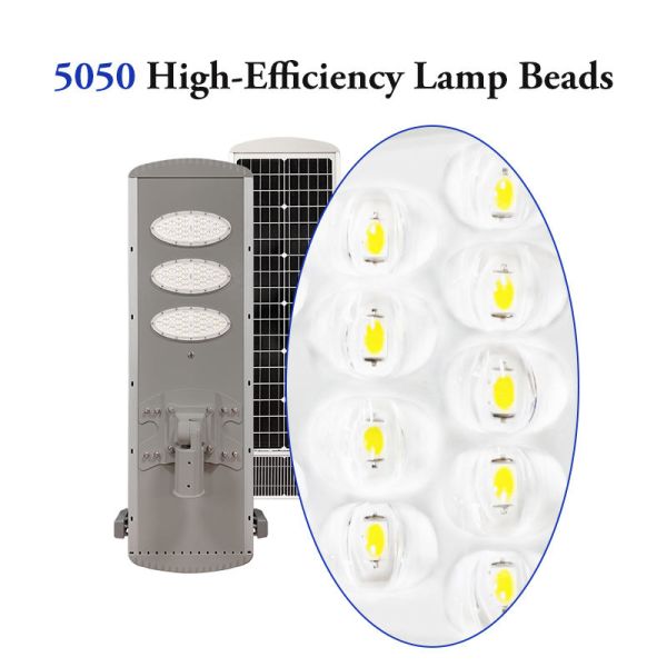 Solar LED Street Light IP65 EU CE Certified High-Power Super-Bright Self-Cleaning 40W-100W Road Lighting System