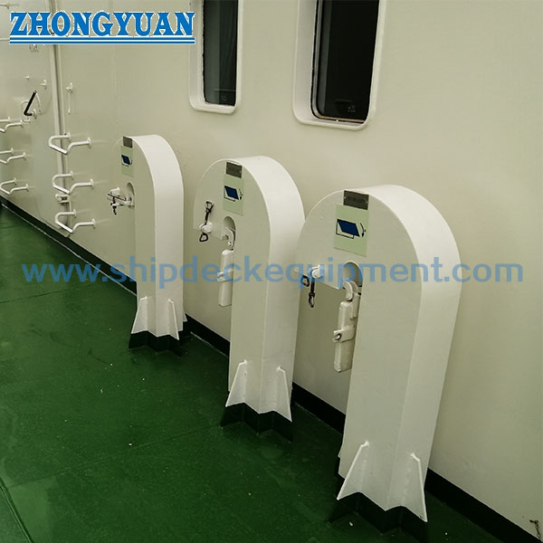 Marine Gooseneck Ventilator with Square Tube for Weather-Exposed Ship Decks | GB 4448 Type B