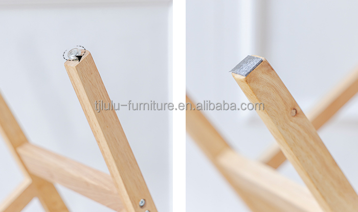 Vintage Style High Chair Bar Stool with Solid Wood Material  LL-C34