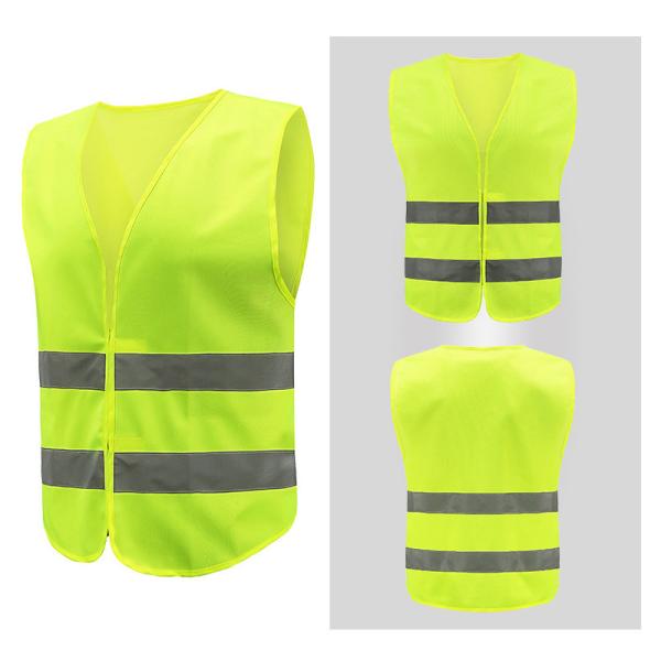 Polyester Fabric PPE Hi Vis Waterproof Jacket Night Running Vest OEM ODM