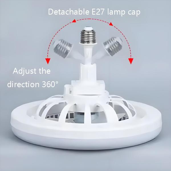 20W 250mm LED Fan Lights  USB Power Source Remote Controlled Ceiling Fans With Lights