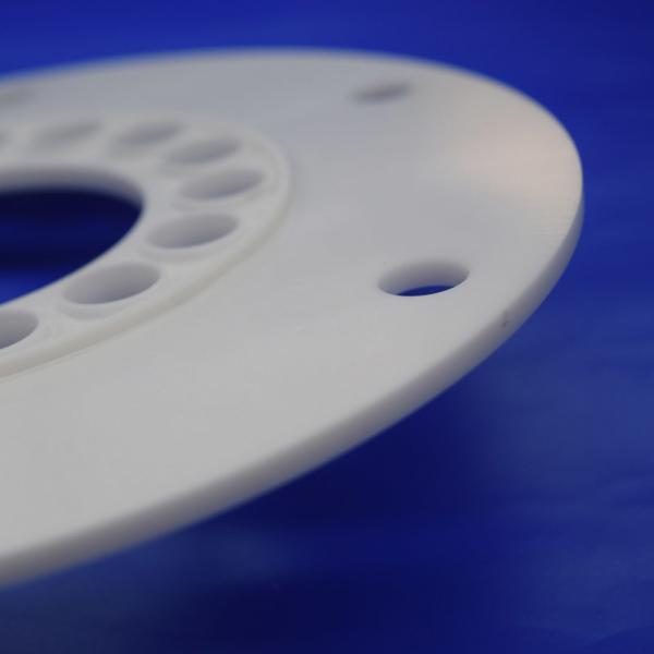 CNC Machining Zirconia Ceramic Gas Seal with Holes for Petroleum Equipment