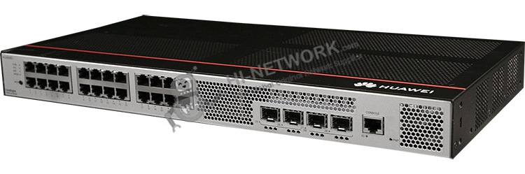 front-s5735-l24t4s-qa1-datasheet Huawei Switch S5735-L24T4S-QA1 with 24 10/100/1000BASE-T Ports 4 GE SFP Ports and Fanless Design