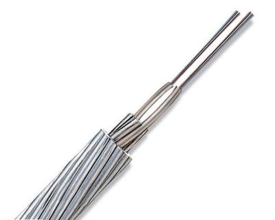 Aluminum clading stainless steel Optical Composite Overhead Ground Wire Cable  72core OPGW