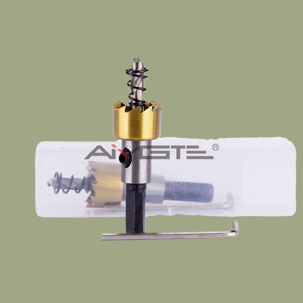 Factory Price TiN Coated Hole Drill Bit for Stainless Steel /steel Plate Cutting