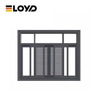 Thermal Break Aluminum Sliding Window with Double Glazing