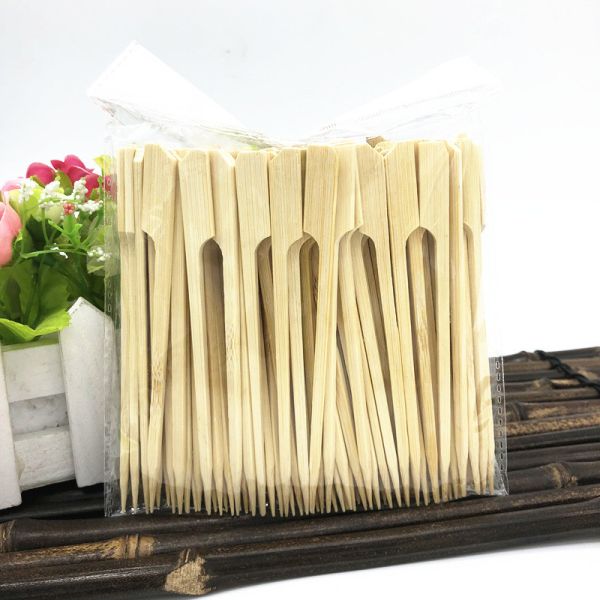 Плод Kebab БАРБЕКЮ протыкальников деревянного барбекю затвора плоского бамбуковый устранимое