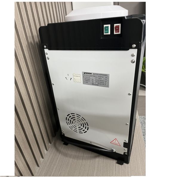 Metal Tempered Glass Material Electric Hot Cold Table Water Dispenser for Home and Office