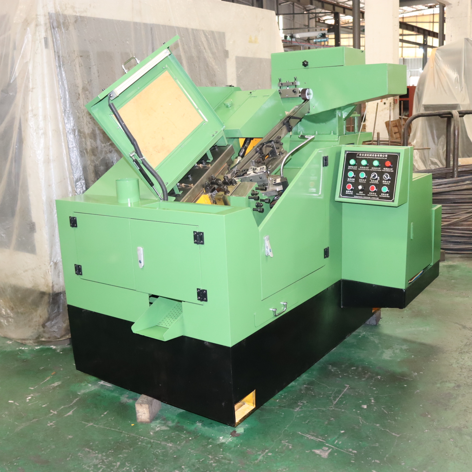 1 Year Precision Thread Rolling Machine Featuring Rolling Threads Capable of Producing Consistent Threads Rapidly and Reliably