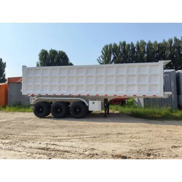 Customer Needs Driven Steel 3-Axle Dump Truck Dump Semi-Trailer with Hydraulic Cylinder