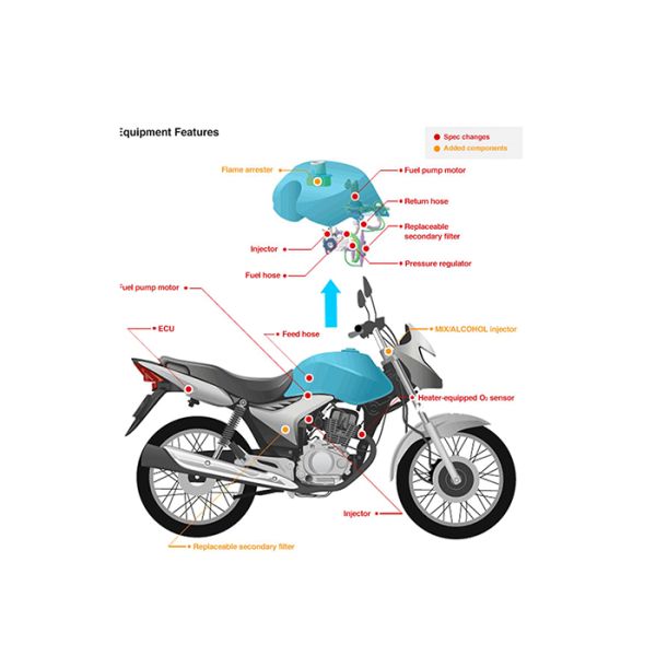32mm Yellow Motorcycle External Fuel Pump Reliable With ISO Certification