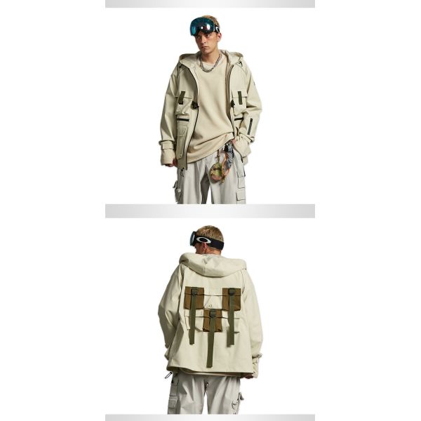 MOODLAB Custom Multi-Pocket Combination Snow Suit Perfect for Cold Weather Activities