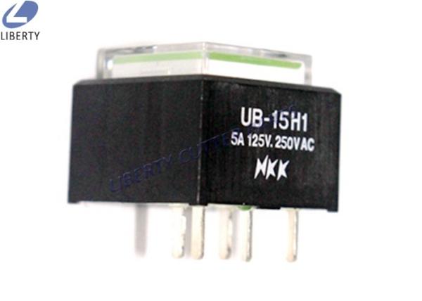 Green Button NKK Switches UB-15H1 For XLC7000 Auto Cutter Parts 5A 125V 250V AC