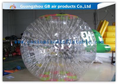 Funny Transparent Inflatable Bumper Ball , Inflatable Grass Zorb Ball For Adults