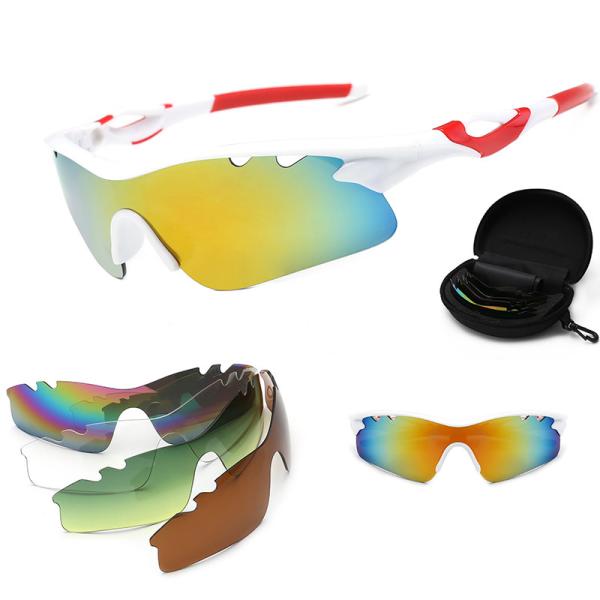 Outside Cycling Polarized Sports Sunglasses 4 Interchangeable Lenses