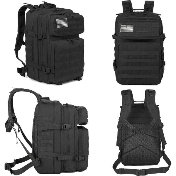 Custom Gym Hiking Backpack Rucksack Hunting 45l Molle Tactical Backpack