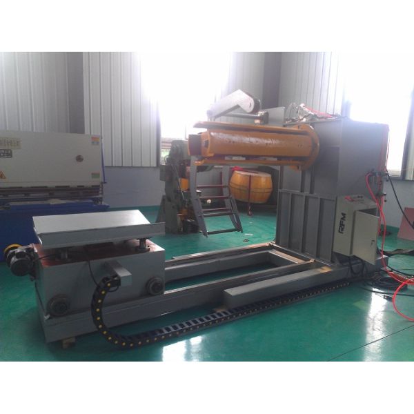 Automatic Hydraulic Steel Coil Uncoiler / Decoiler Easy Operation With Coil Car