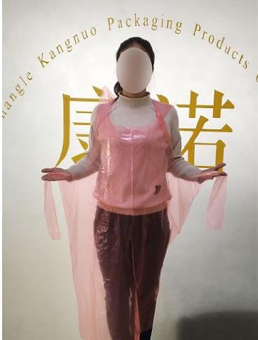 Disposable Polyethylene Aprons / Disposable Adult Aprons Embossed Textured Surface