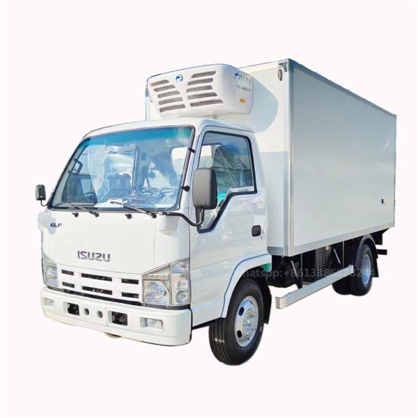 工場 ホットセール I スズウ ホワイト 小型 輸出 冷蔵 トラック 冷蔵 トラック リファー トラック