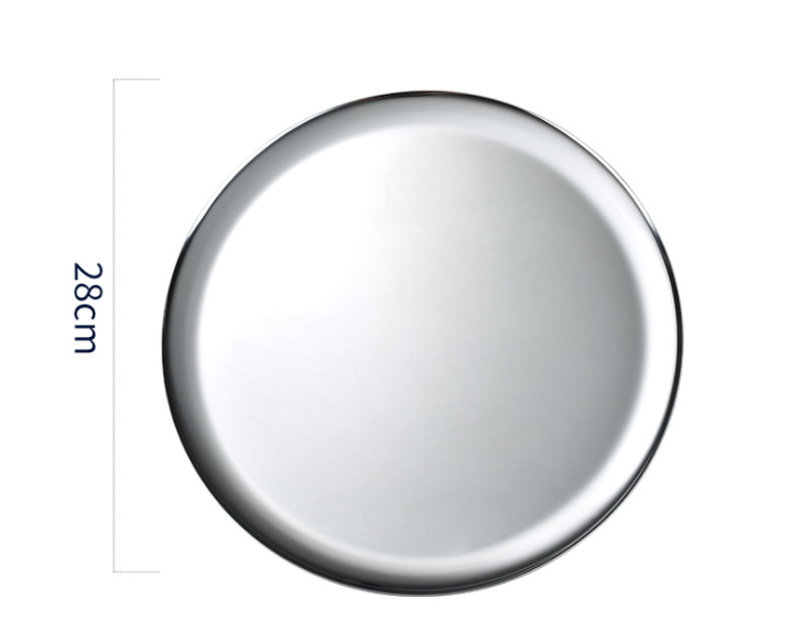 Rustproof Gold 10x10cm Metal Jewelry Tray Mirror Polishing