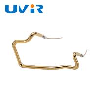 Gold Coated Quartz Infrared Heating Tube 150-6000W