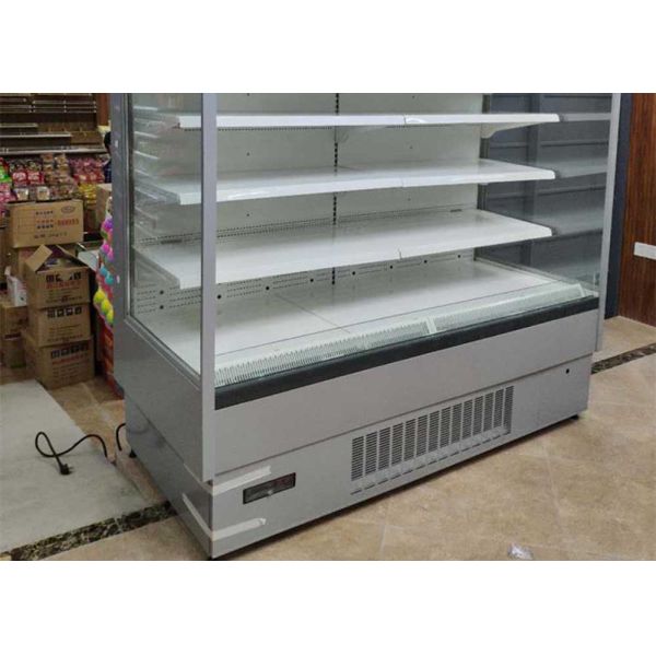 Автомобиль охладителя дисплея Multideck воздушного охлаждения R404a размораживает