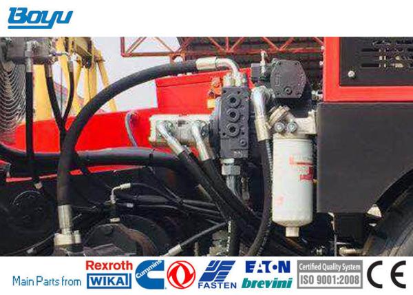 Diesel 118kw 158hp Puller Transmission Line Stringing Equipment Max Pull 100kn