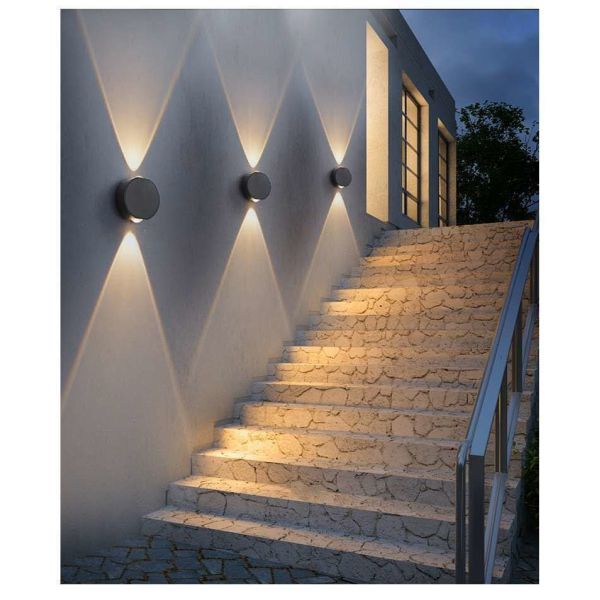 Wholesale simple indoor and outdoor hotel aisle corridor door courtyard waterproof LED square decorative wall lamp