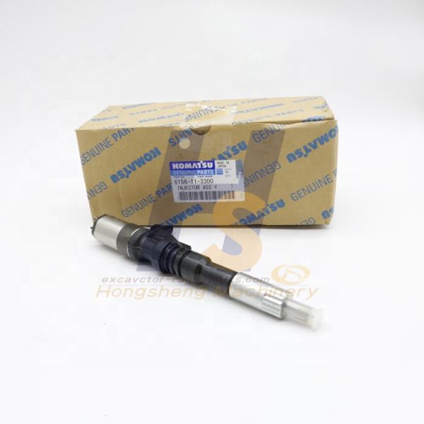 PC400-7 450-7 6D125 Engine Common Rail Injector 6156-11-3300