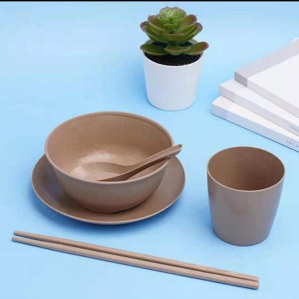 Sustainable Catering Supplies with Biodegradable Rice Husk Tableware and Customization