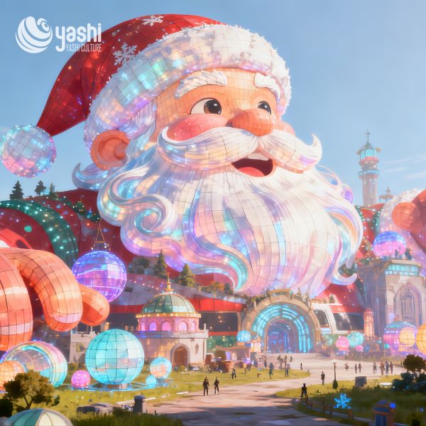 High-Quality Santa Claus Decorative Lanterns – Christmas Outdoor Decorative Lanterns for Holiday Decoration