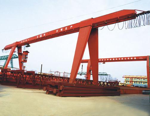 1- 32 ton MH model rail mounted single girder gantry crane with elctric hoist
