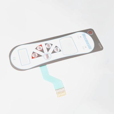 Electronic PET Membrane Switch , Tactile Membrane Keypad With Logo Printing OEM
