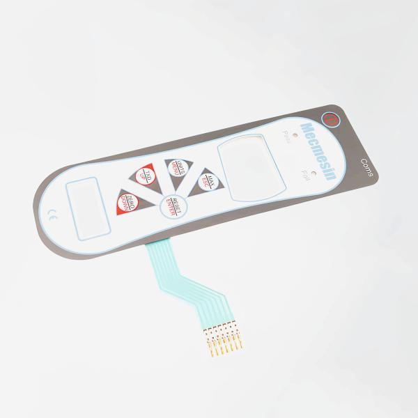 Electronic PET Membrane Switch , Tactile Membrane Keypad With Logo Printing OEM