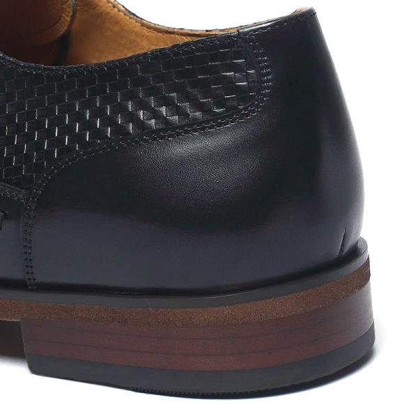 Anti Skid Rubber Outsole Mens Leather Dress Shoes