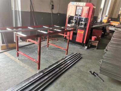 Electric 380V Steel Railing Shearing Machine With 5mm Max Cutting And Punching