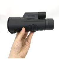 telescópio do monocular de 12X56 HD com o suporte do telefone para a fantasia, ornitologia, monocular impermeável para adultos